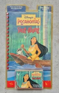 Vintage Disney Pocahontas Book and Cassette Tape Walt Disney Records - Foto 1 di 2