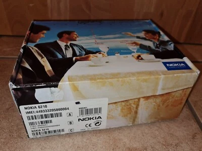 Original Nokia 6210 Verpackung BOX Packaging Anleitung Phone Prospekte Club Card - Bild 1 von 3