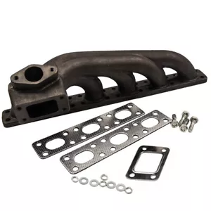 Turbo Manifold T3 Flange For BMW E36 E46 E34 E39 E46 CAST IRON - Picture 1 of 11