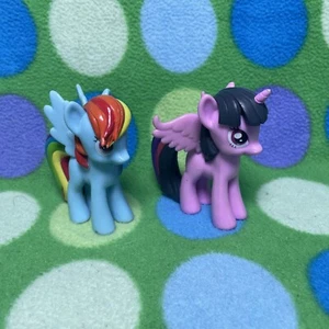 Hasbro My Little Pony Pair Rainbow Dash+Twilight Sparkle PVC 3in MLP 2015 - Bild 1 von 4