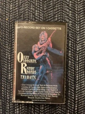 Ozzy Osbourne & Randy Rhoads Tribute - Cassette Tape 1987 - Image 1 of 3