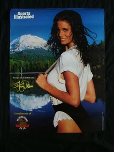 MOOSEHEAD beer promo poster Sports Illustrated Model STACEY WILLIAMS original - Picture 1 of 2