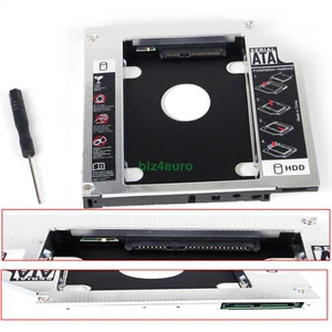 SATA 2nd HDD SSD Dysk twardy Caddy do 12,7mm Universal CD / DVD-ROM Optical Bay - Zdjęcie 1 z 10
