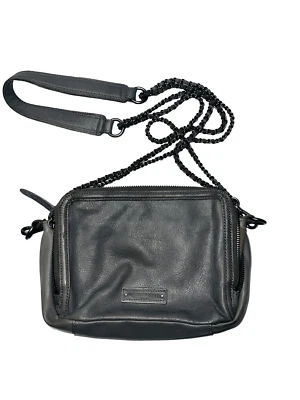 Bandolera Liebeskind Berlin Gris Cuero/Lona Bolso sin asas Correa Cadena Gunmetal Duro Foto 1 de 4