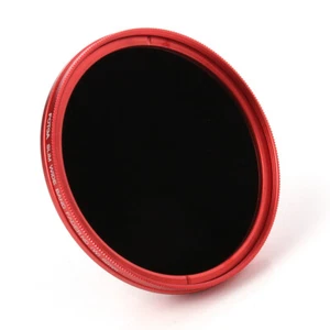 Red Circular FOTGA 72mm DSLR Optical Glass Fader Variable ND Filter ND2 to ND400 - Picture 1 of 12