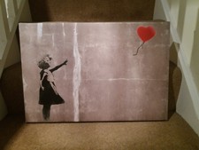 Banksy Simon Cowell Canvas Print 20*30 Inch HUGE !