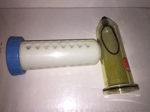 Polycarbonate Bowl Twist Drain Filter Max. Pressure 150PSI Max. Temperature 120F - Picture 1 of 3