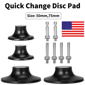 4Pc Roll Lock Sanding Disc Pad Holder Quick Change Disc Pad Holder F Die Grinder - Picture 1 of 7