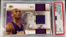 2009-10 Panini Studio Materials Kobe Bryant  #24/249 PSA 9 Mint JERSEY NUMBER 24