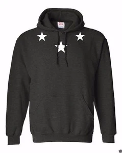 NUEVO CON ETIQUETAS HOMBRE ESTAMPADO ESTRELLAS HIPSTER DIVERTIDA CHAQUETA CON CAPUCHA SUÉTER SUDADERA CON CAPUCHA TODOS LOS COLORES TALLAS - Imagen 1 de 15