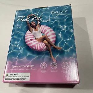 Galleggiante per piscina con tubo gonfiabile Float Life di Funboy, rosa torsione - Foto 1 di 3