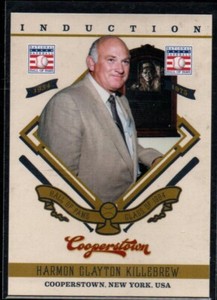 2012 Panini Cooperstown INDUCTION #4 Harmon Killebrew MINNESOTA TWINS insert 89