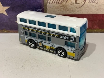 MATCHBOX TWO STORY BUS. 2021 9 PACK, GRAY/WHITE.LAMLEY UK LOOSE NICE - Image 1 of 4