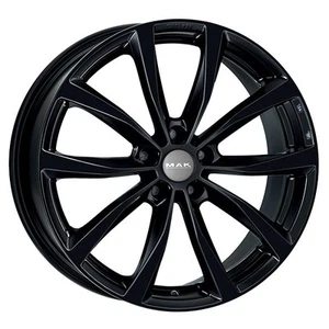 LLANTAS MAK WOLF PARA OPEL CORSA-E 1,6 TURBO OPC 8X18 5X110 GLOSS BLACK 8X2 - Imagen 1 de 6
