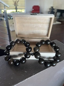 Chinese Agarwood Bracelet 1 pair w/Box CX11 (A/B/C) - Picture 1 of 7