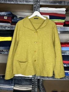 Abrigo Chaqueta Corta OSKA 100% Moessmer Lana Virgen Hervida Talla 3 Bolsillos - Imagen 1 de 6