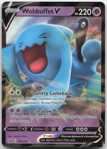 Wobbuffet V 086/202 SWSH01: Juego Base Espada y Escudo Tarjeta Pokémon Casi Nuevo - Imagen 1 de 1