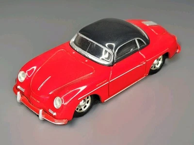 1:43 Porsche 356 A Speedster Cabriolet Diecast Scale Model In Red - Hard Top - Image 1 of 4