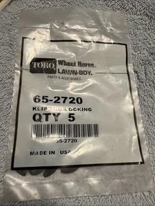 3 Pack Genuine OEM Toro 65-2720 Klipring-Locking Ring Clip - Picture 1 of 2