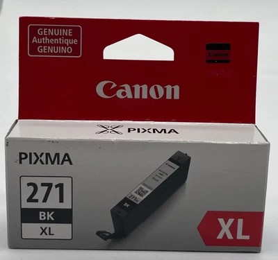 NEW GENUINE CANON PIXMA 271 XL BLACK Ink Cartridge CLI-271XL BK 0336C001 - Image 1 of 2