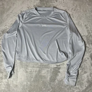AYBL Crop Activewear allenamento troppo grigio donna taglia XL usato in ottime condizioni - Foto 1 di 10
