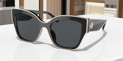 Gafas de sol para mujer TORY BURCH TY7184U 192987 negro marfil tubo gris liso 54 mm Foto 1 de 4