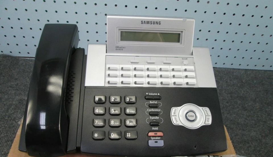 Telefone Samsung Business Office com suporte DS 5021D Officeserv 21 botões digital - Imagem 1 de 1