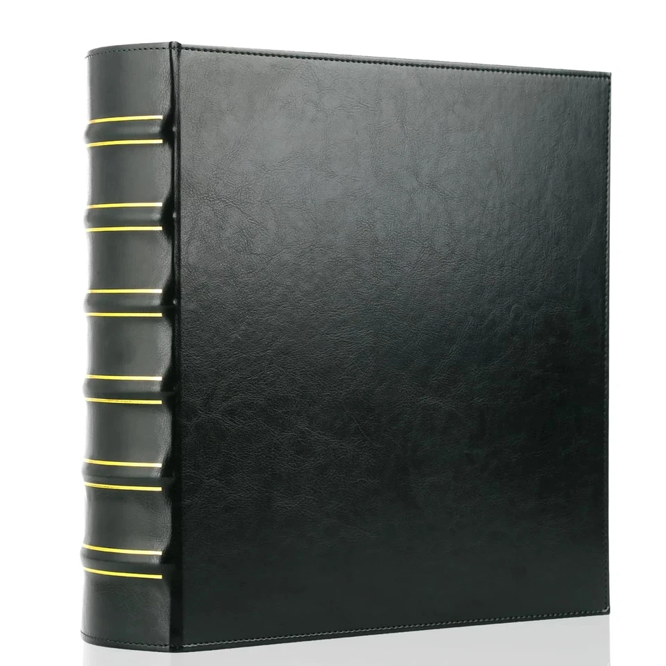 Vintage Hardback 3 Ring Binder 2 Inch, Professional Leather Binder 3 Ring, Th... - Image 1 of 4