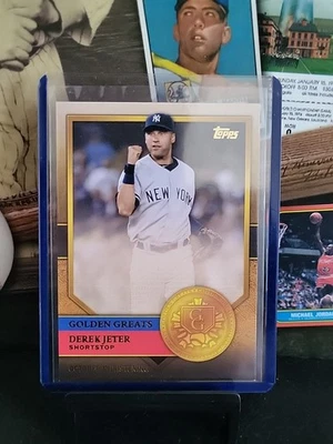2012 Topps Golden Greats #GG28 Derek Jeter New York Yankees 🔥 - Image 1 of 4