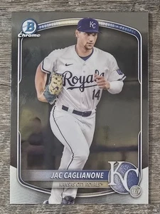 Jac Caglianone 2025 Bowman Chrome Kansas City Royals Prospect #BCP-103 - Picture 1 of 2