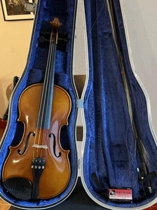 GLAESEL 4/4 student beginner Violin 1991 Antonio Stradivarius copy w/case - Picture 1 of 8