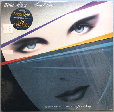 Willie Nelson Featuring the Guitar Of Jackie King - Angel Eyes (LP, Album, Car)  - Imagem 1 de 4