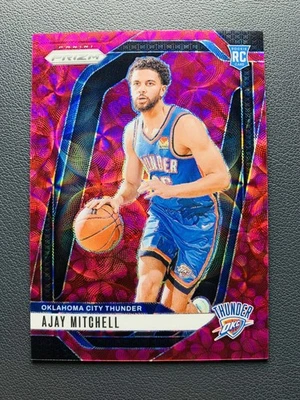 2024-25 Panini Prizm Ajay Mitchell #226 RC Rookie Plum Blossom Prizm 1/8≈1/1 - image 1 of 2