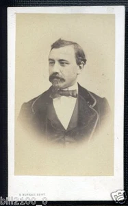 PHOTO CDV S.BUREAU A PARIS .HOMME - Foto 1 di 1