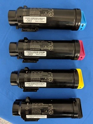 Genuino Dell Nuevo H625/H825/S2825 Tóner CMYK 1.2k Rendimiento Caja Abierta Marrón Juego Foto 1 de 4