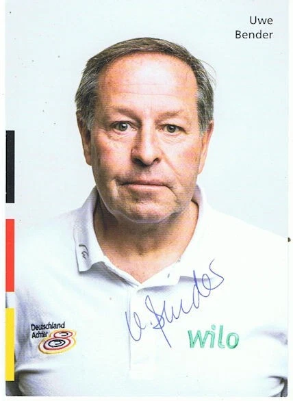 Uwe Bender (Bundestrainer Rudern), sign. AK - Bild 1 von 1