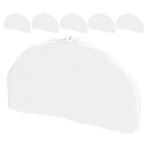 6Pcs Clear Garment Shoulder Cover Transparent Plastic Garment Shoulder Covers - Picture 1 of 12