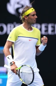 ● RARE RAFA NADAL AUSTRALIAN OPEN 2016 TENNIS SHIRT NIKE SIZE BOYS (12/13 Y) L ● - Picture 1 of 15