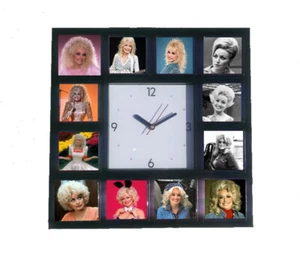 Dolly Parton History Clock with 12 pictures - Picture 1 of 3