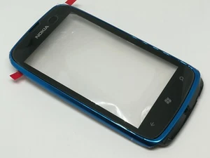 Original Nokia Lumia 610 Front Cover Touch Blue 8002392 - Picture 1 of 2