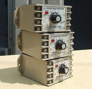 LOT SET of 3 Omron K2CU-F20A-EGS Heater Fault Detector Units with alarm f gs - Picture 1 of 7