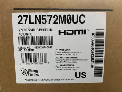 HDTV LED Slim Direct LG 27LN572M0UC / LG 27", Grau Hospitalar - Imagem 1 de 2