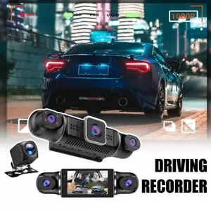 4 Channel Dash Cam 360° Dash Camera HD 1080P 4 Lens Driving Recorder D4T6/ - Bild 1 von 10