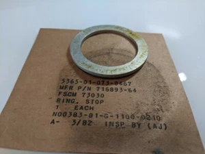 HAMILTON SUNDSTRAND RING STOP 71893-64 5365-01-073-8467 - Picture 1 of 1