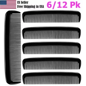 6/12 Pocket Hair Comb 5" Beard & Mustache Combs for Men's Hair Beard Barber - Picture 1 of 7