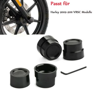 Vorderachse Hinterachse Achsabdeckung Mutternkappen Abdeckung Für Harley Street - Picture 1 of 6