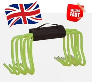 DOG AGILITY HURDLE Set of 6 Agility Hurdles 6" Carry Strap EXERCISE WEAVE/JUMP - Picture 1 of 8