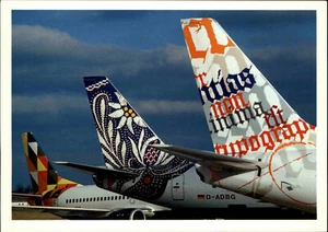 Postkarte Luftverkehr & Flugzeuge: Airplane Flugzeug der Deutsche BA Boeing 737 - Bild 1 von 2