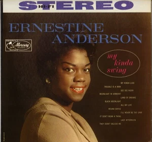 ERNESTINE ANDERSON "MY KINDA SWING" VOCAL JAZZ LP 1960 MERCURY SR 60175 - Picture 1 of 3