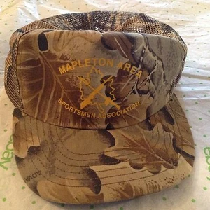 Mapleton area Sportsmens Association camouflage cap - Picture 1 of 3